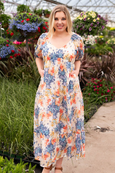 Shayley Navy Floral Dress