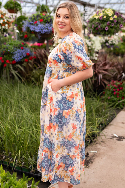 Shayley Navy Floral Dress