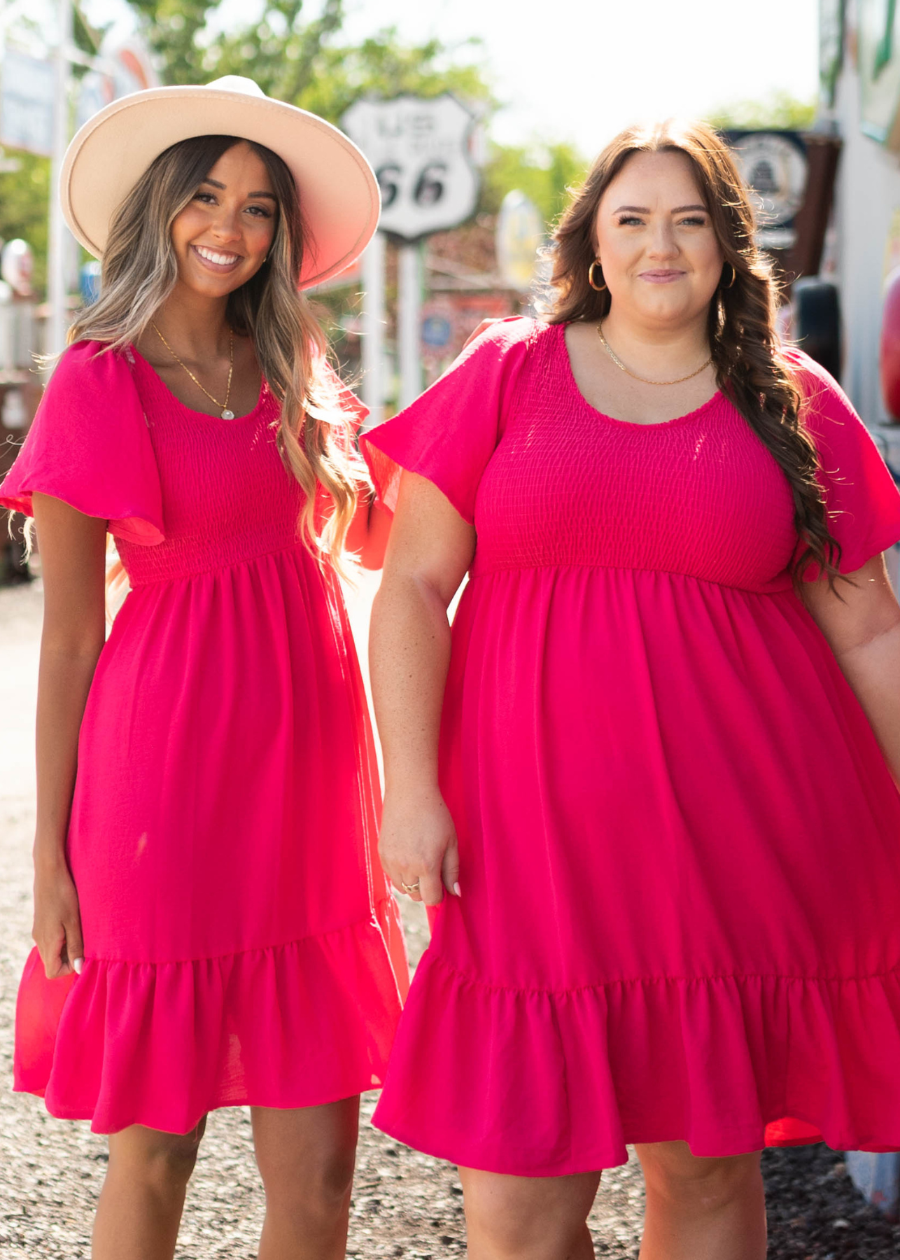 Fuchsia dress