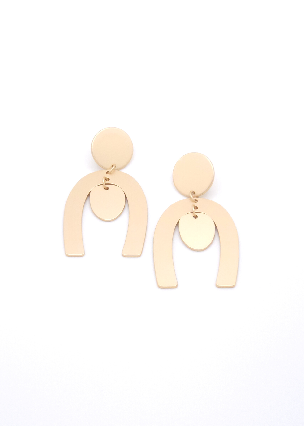 Dream Gold Arch Earrings