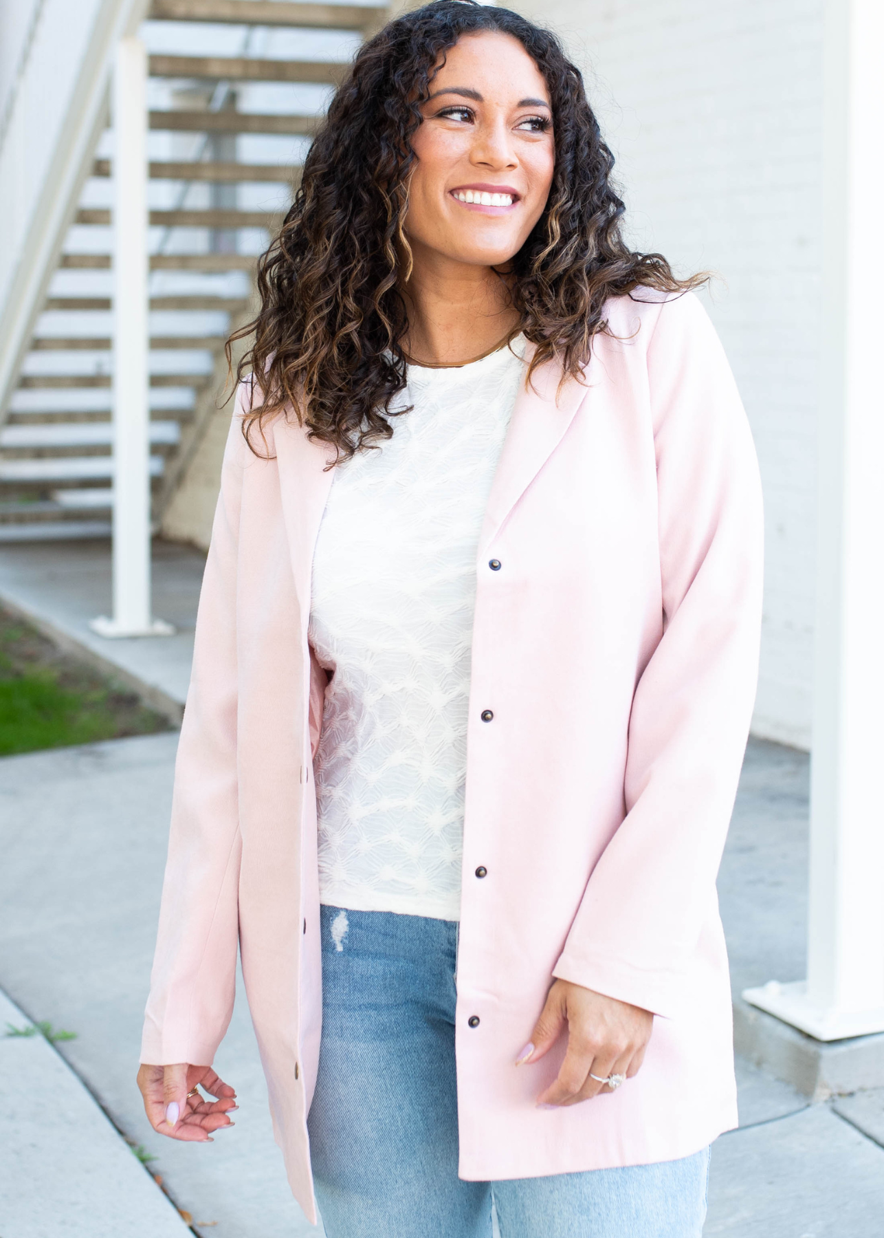 Melrose Blush Blazer