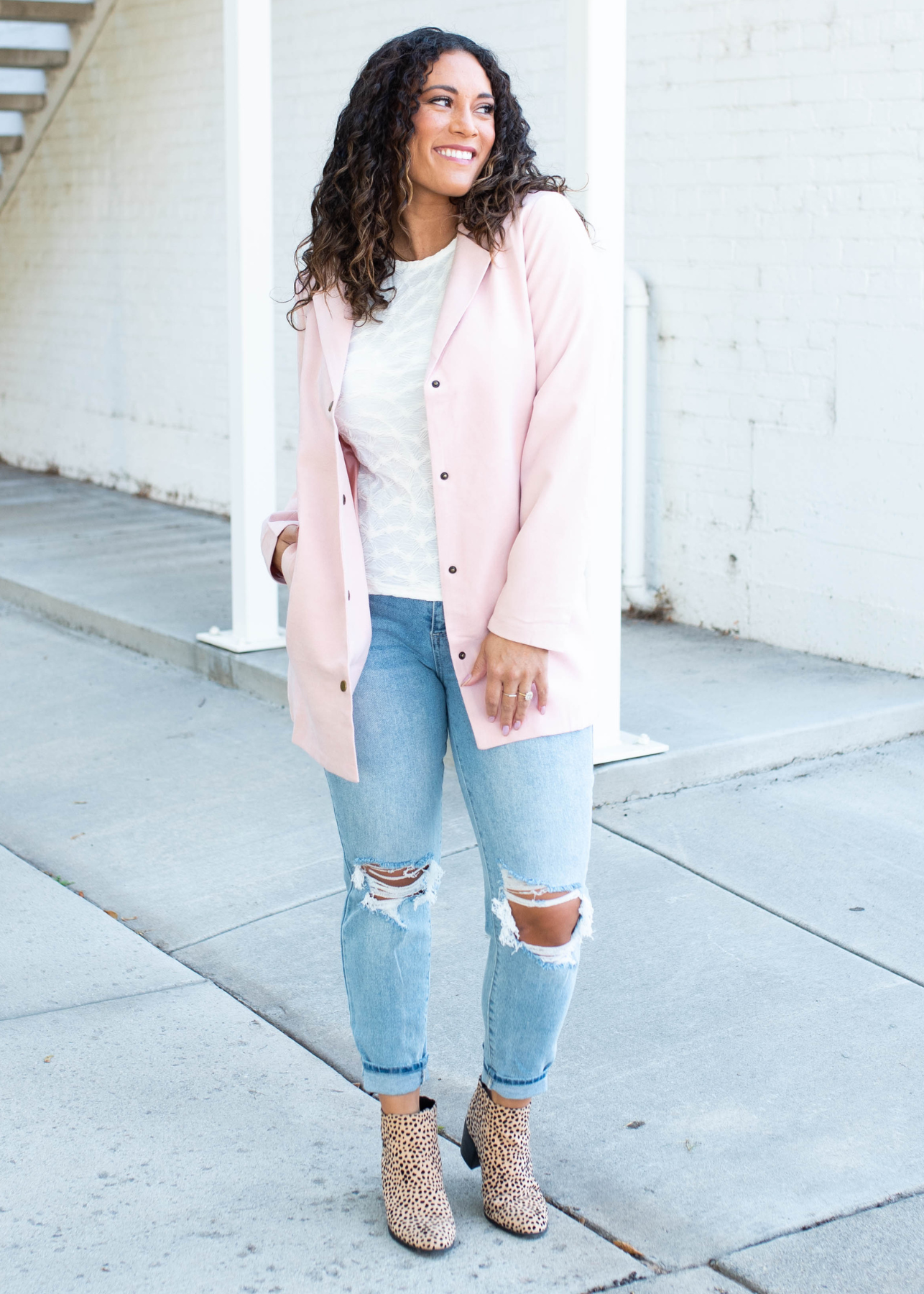 Melrose Blush Blazer