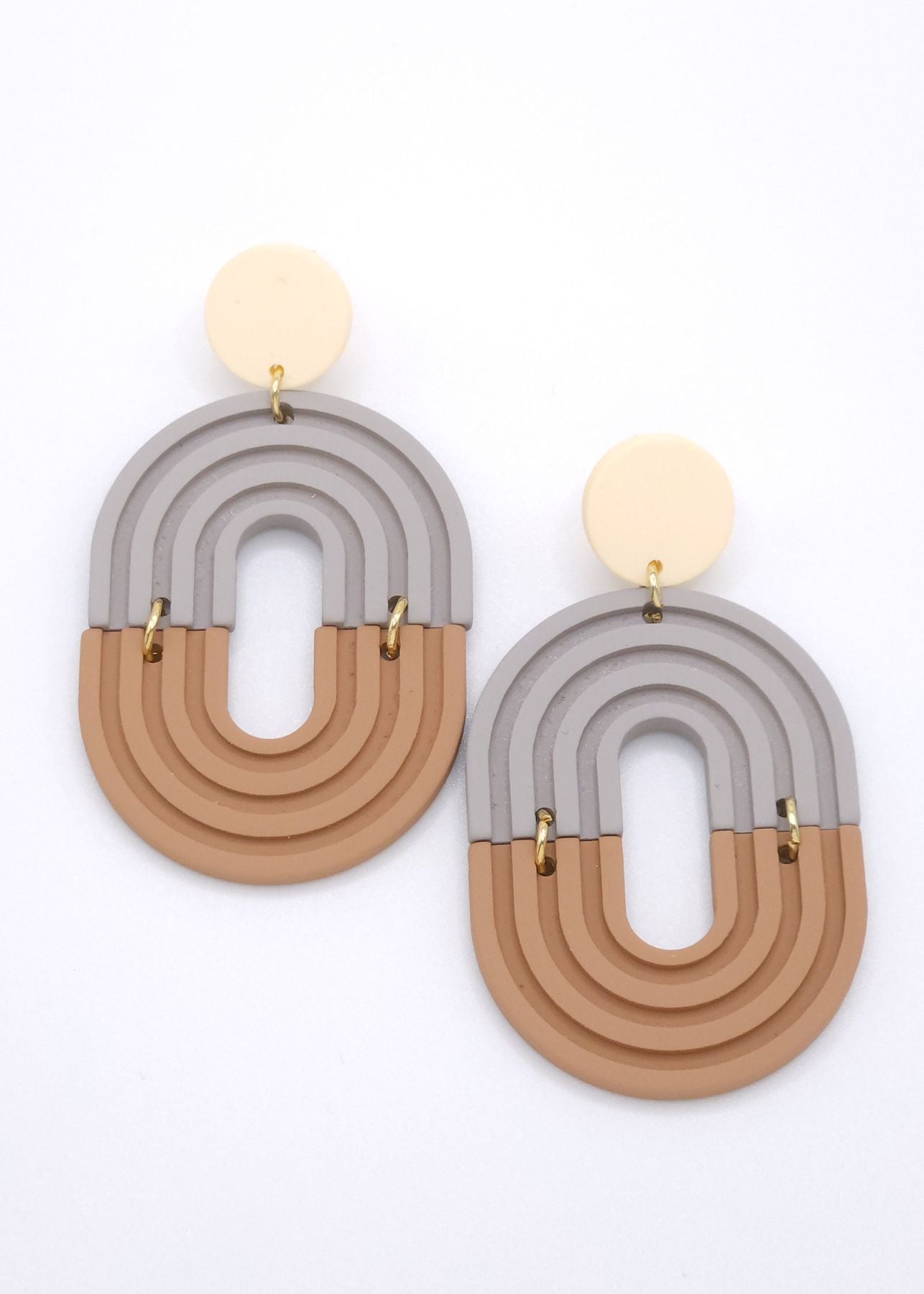 Drea Brown Arch Earrings