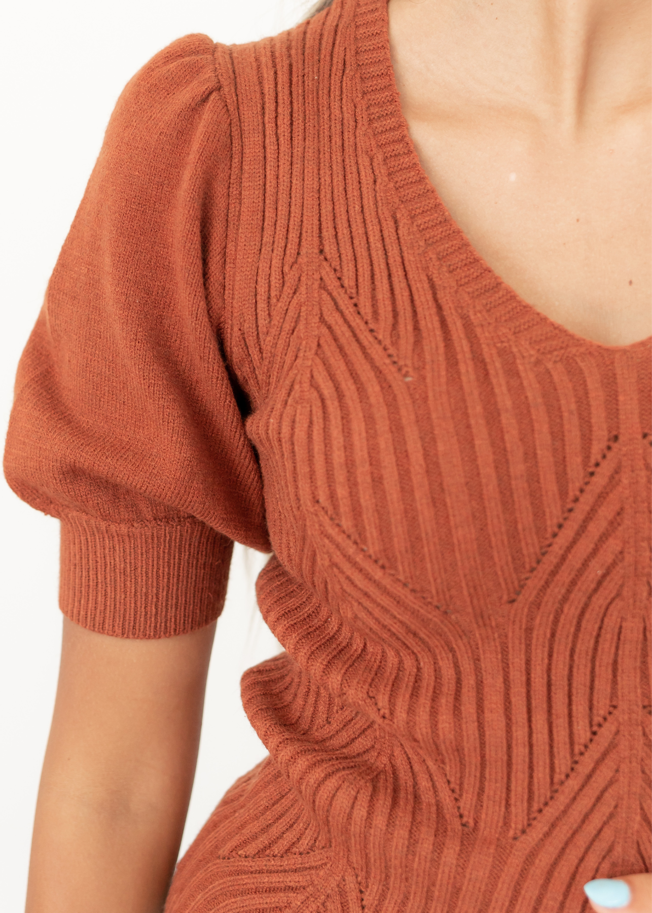 Cherie Rust Sweater