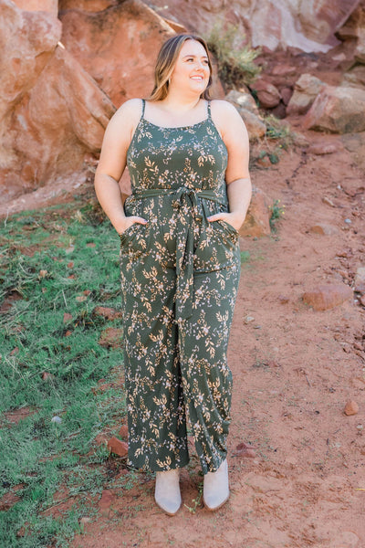 Larissa Olive Jumpsuit