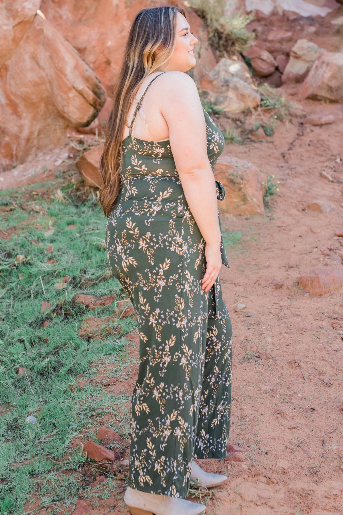 Larissa Olive Jumpsuit