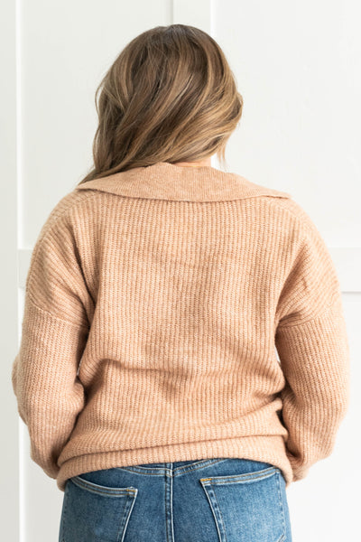 Sylvie Camel Sweater