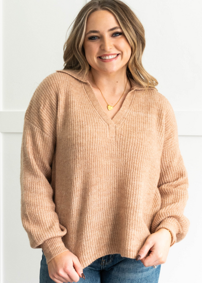 Sylvie Camel Sweater