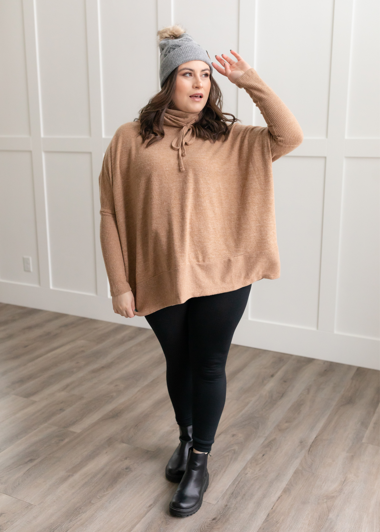 Zariah Deep Camel Sweater