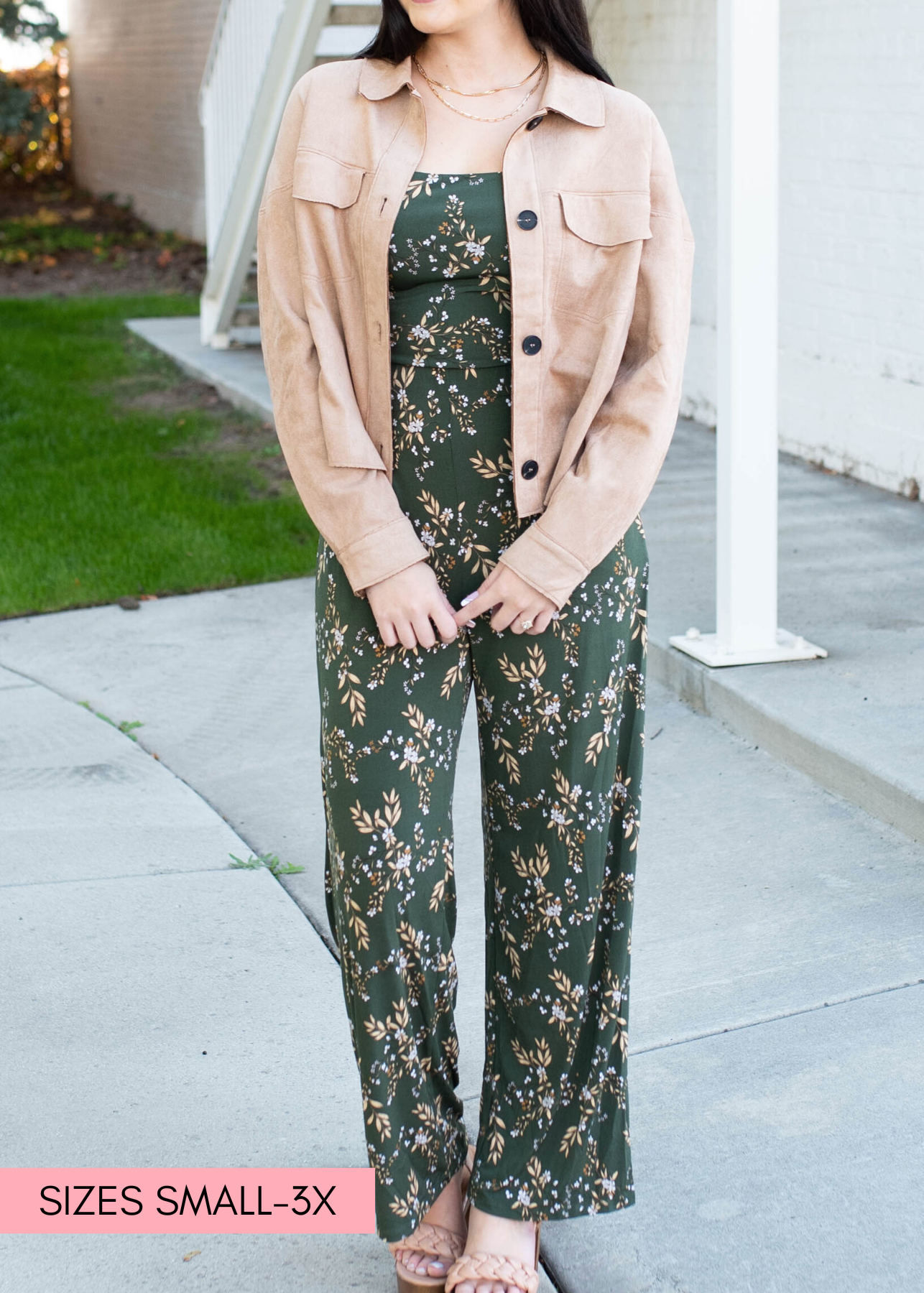 Larissa Olive Jumpsuit