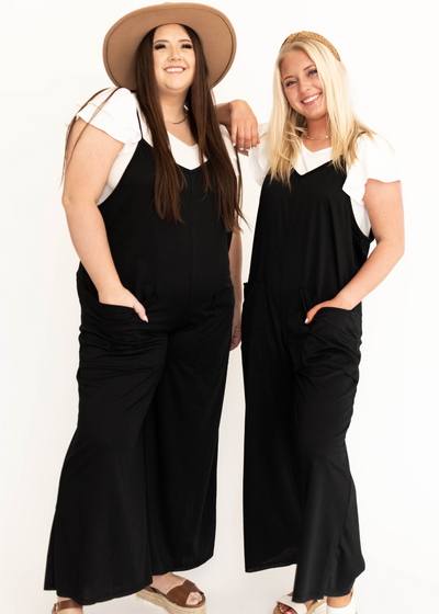 Aisha Black Jumpsuit